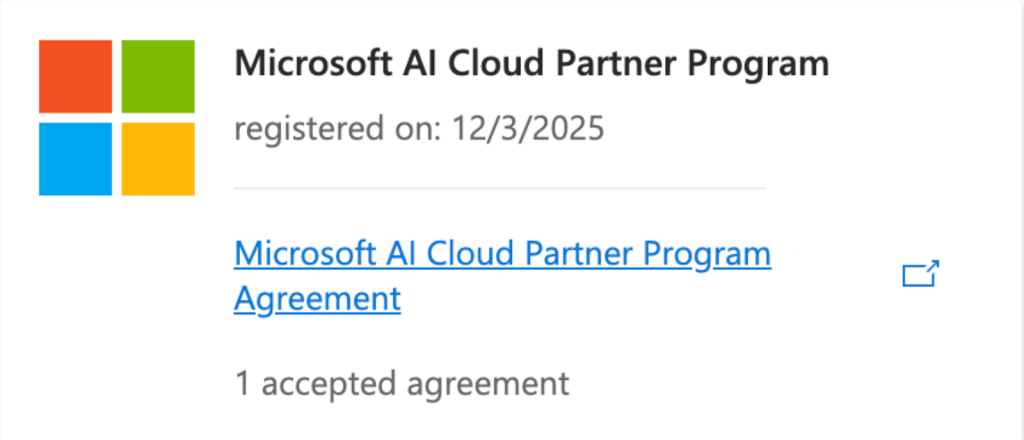 Microsoft AI Partner Program certified AI & Cloud Solution Provider