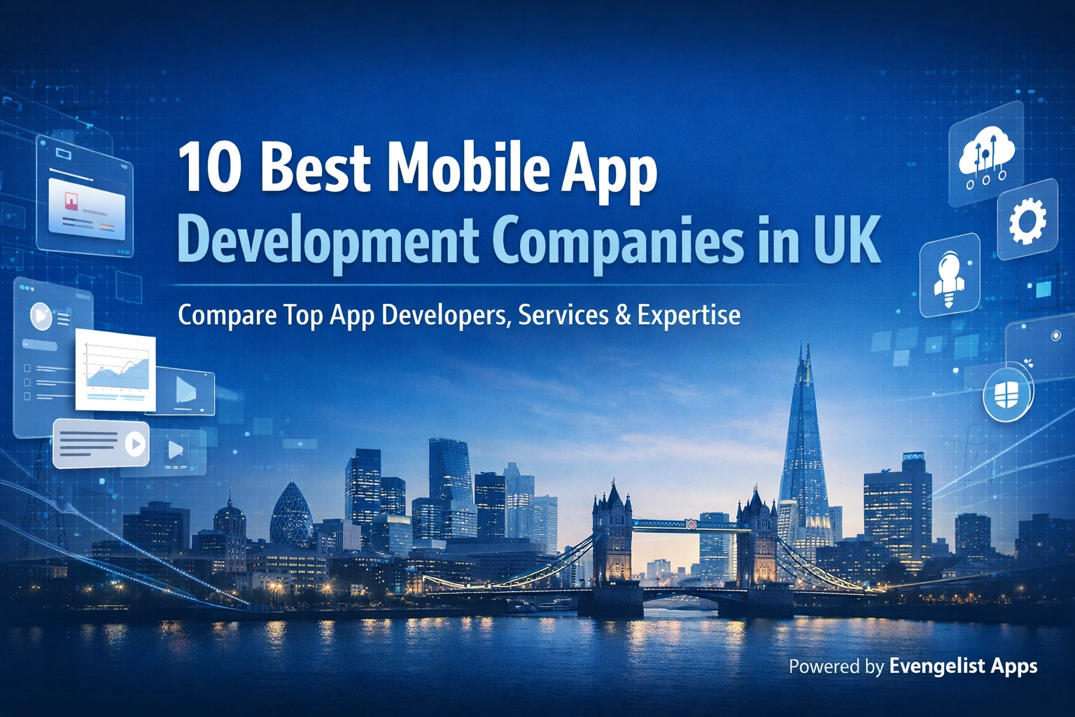 Best mobile app development company in UK 2026 list featuring top app developers and custom mobile app development services