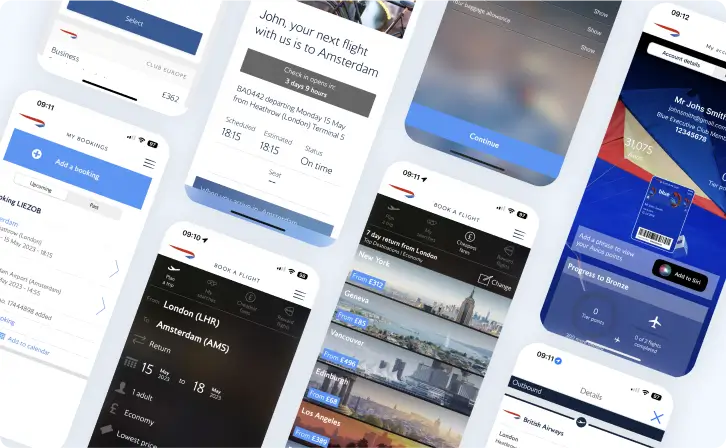 British Airways Apple Wallet boarding pass